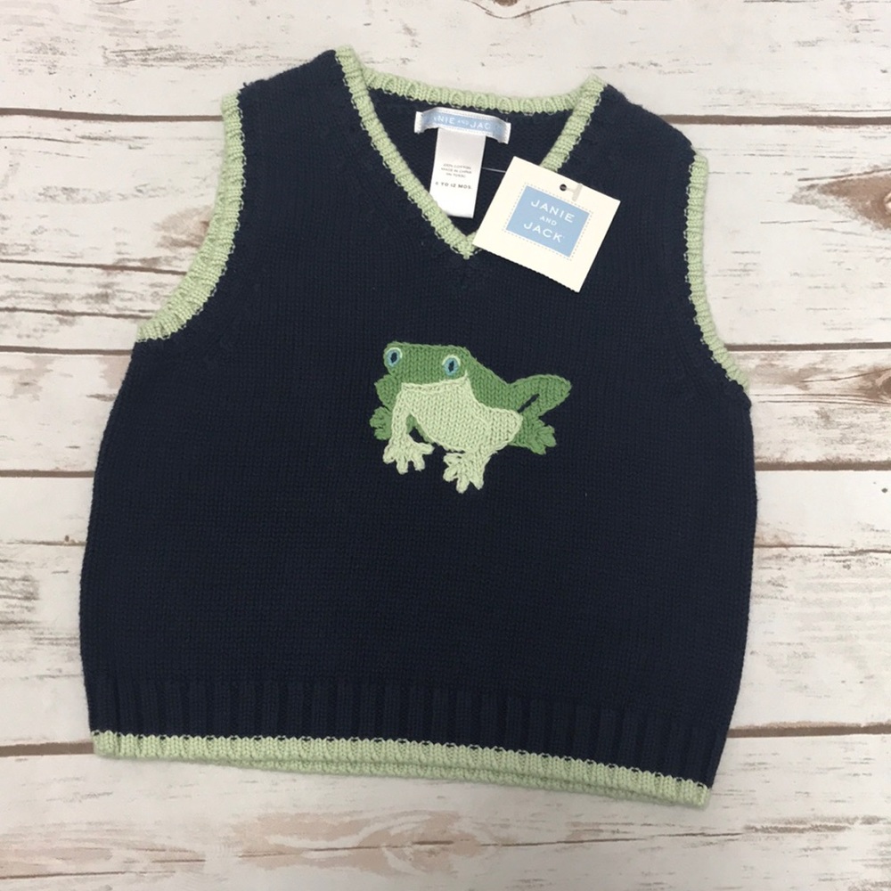 Frog Knitted Vest 🐸